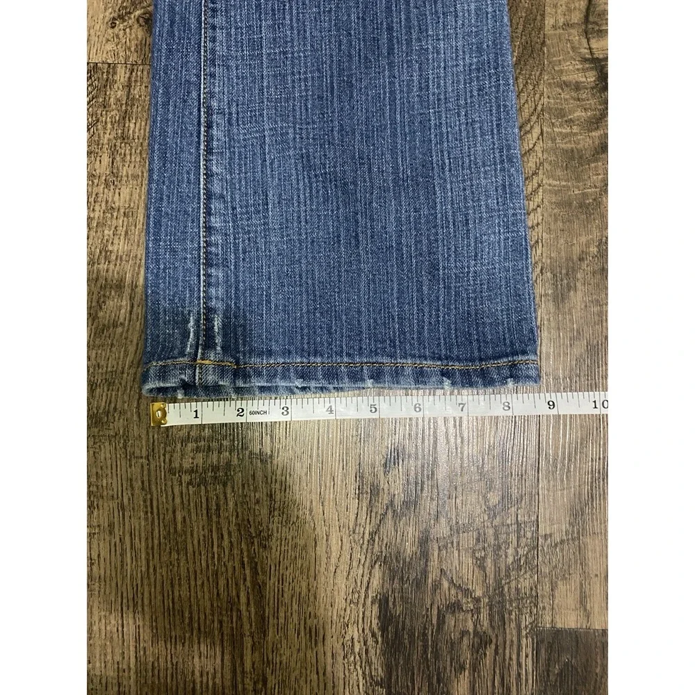 Seven 7 Women's Blue Bootcut Jeans Low Rise Light Wash Sz8‎ Denim Light